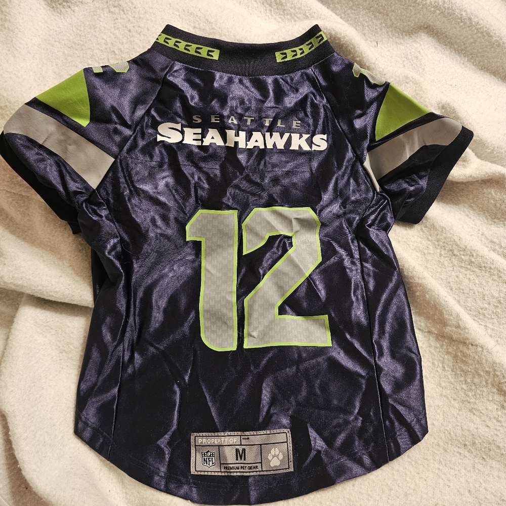 Little Earth NFL Seattle Seahawks Medium Dog Jersey